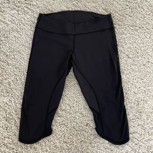 Lululemon leggings with mesh sides